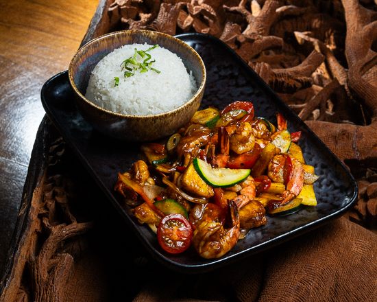 Crevettes Ananas